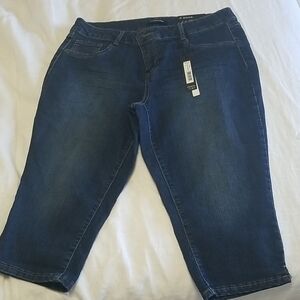 d. jeans Dark Blue Ankle & Cropped Jeans